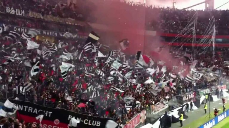 Stimmung @ Eintracht Frankfurt vs. Girondins de Bordeaux 3:0