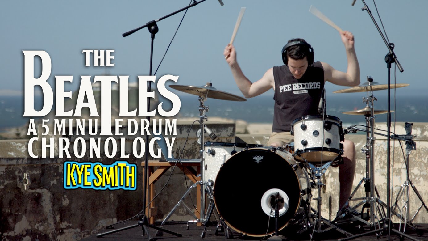 The Beatles: A 5 Minute Drum Chronology von Kye Smith in [4K]