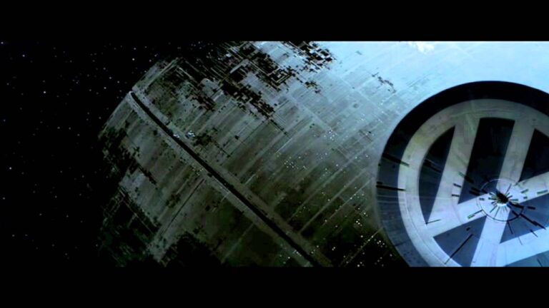 The Dark Side – VW Werbung von Greenpeace modifiziert