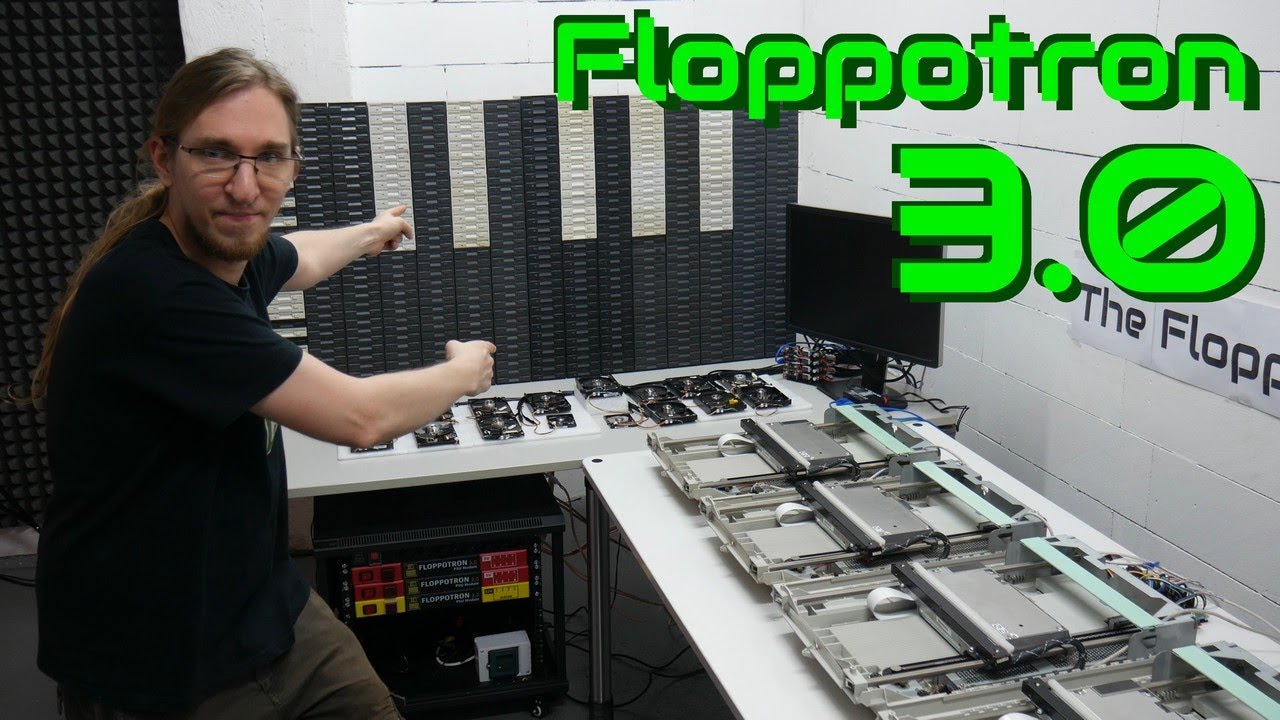 The Floppotron 3.0 – Computer Hardware Orchestra