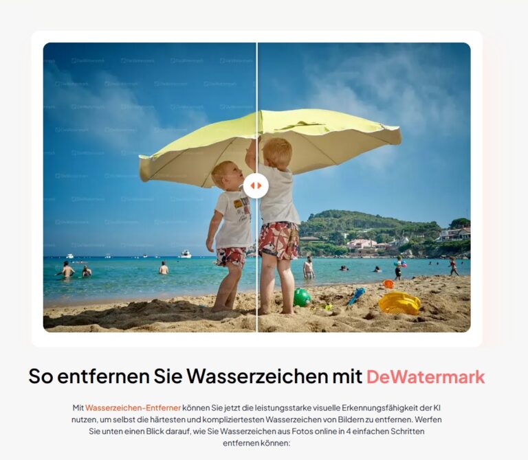 Erfahrungsbericht: Entfernen von Wasserzeichen mit DeWatermark.ai