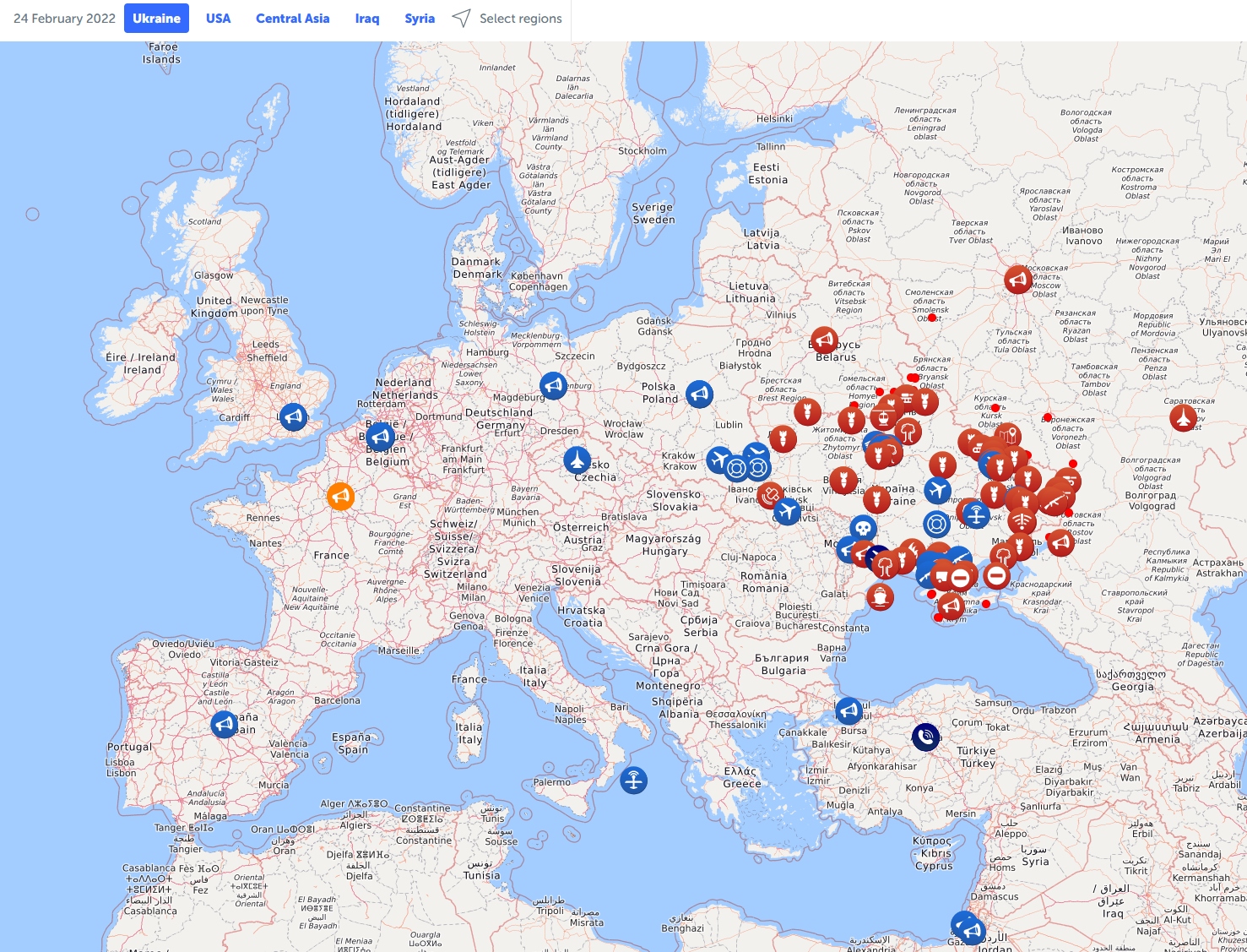 Krieg in der Ukraine – Ein schwarzer Tag für Europa :-(