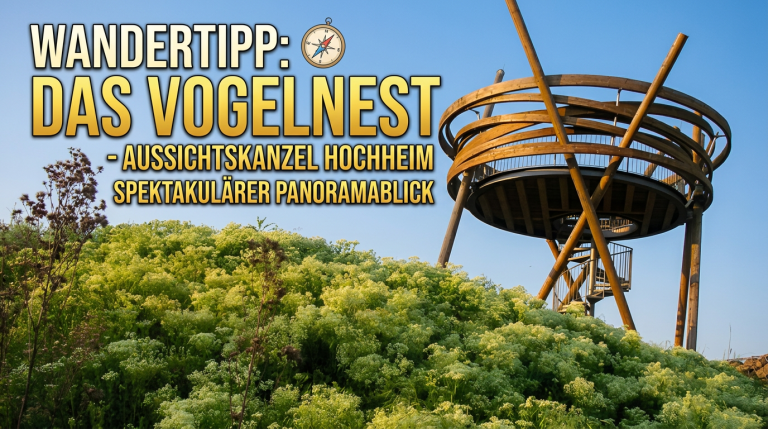 Wandertipp: Die Aussichtskanzel Vogelnest bei Hochheim