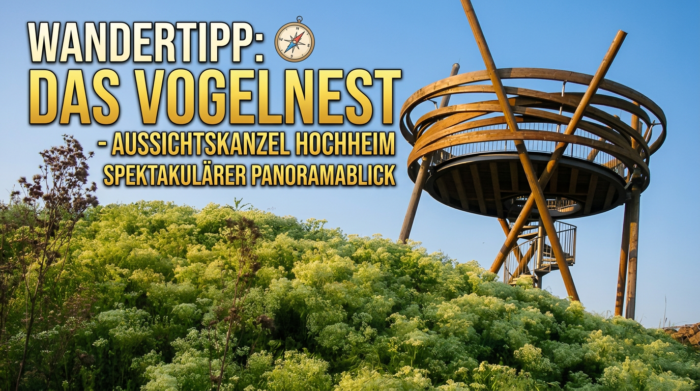 Wandertipp: Die Aussichtskanzel Vogelnest bei Hochheim