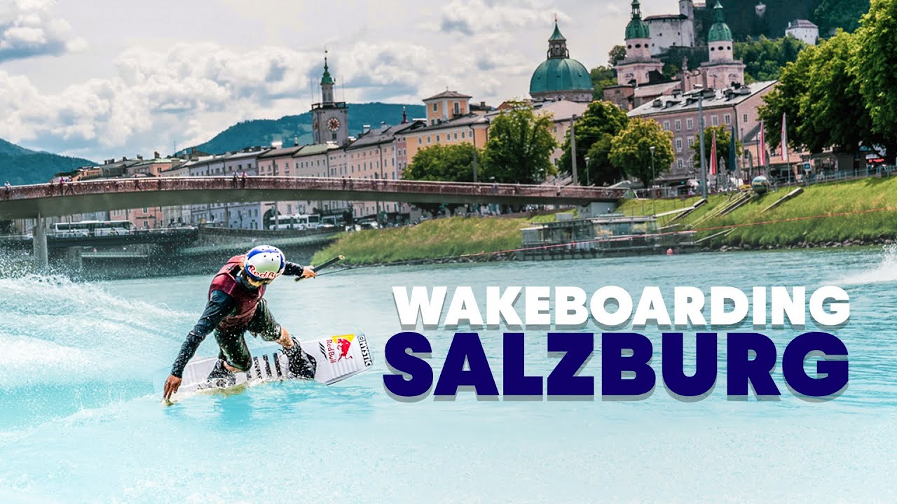 „Wassersport in den Alpen: Wakeboarding in Salzburg“