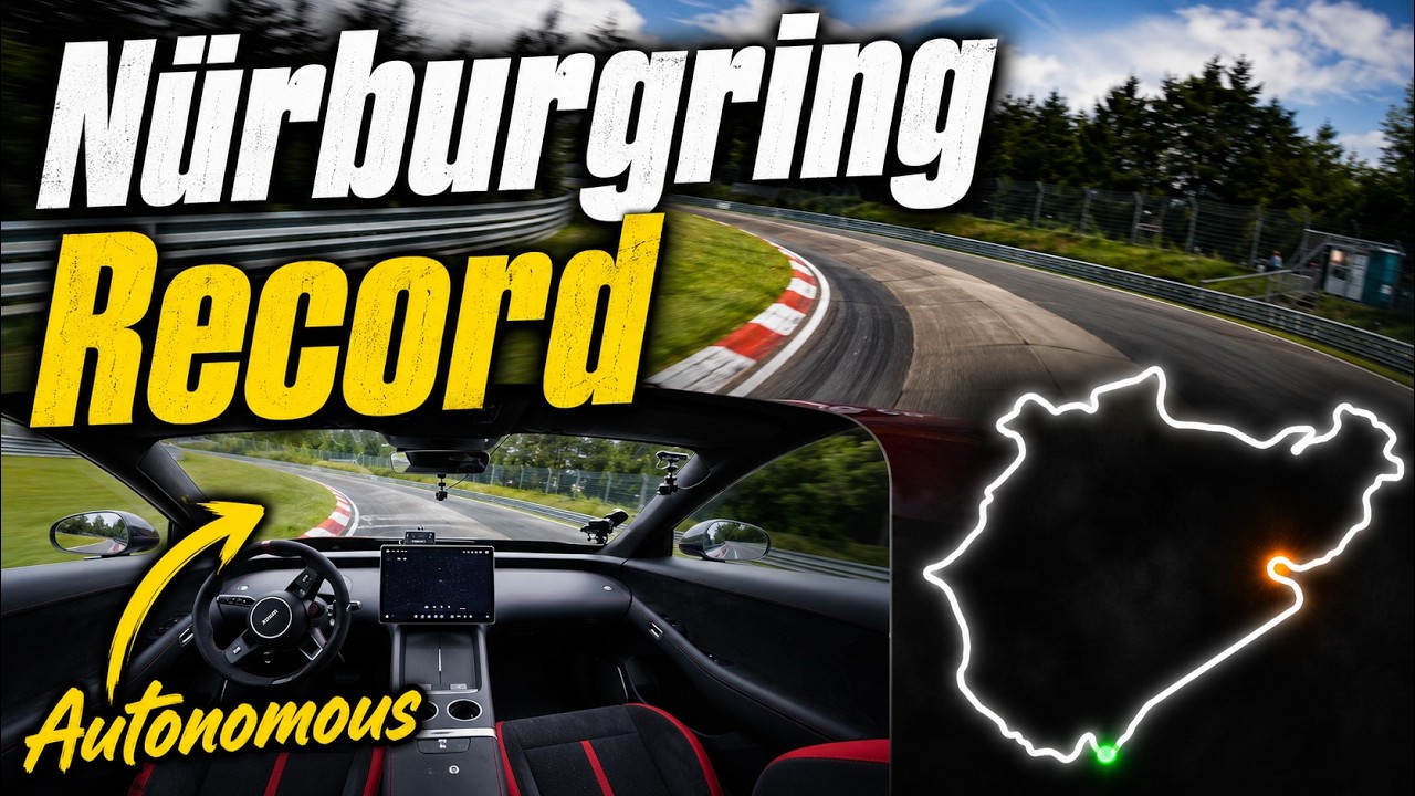 Xiaomi YU7 GT fährt autonom über die Nürburgring-Nordschleife